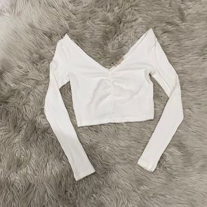 Ribbed off the shoulder, H&M crop top